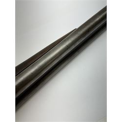 SHOTGUN CERTIFICATE REQUIRED - English 12-bore double trigger side by side double barrel shotgun serial no. 147696 