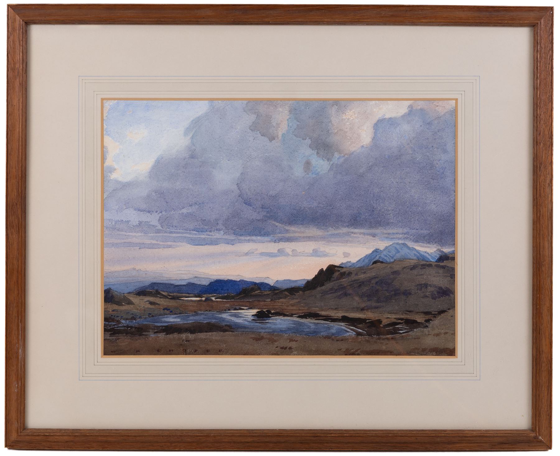 William Heaton Cooper RI (British 1903-1995): A Lakeland Tarn, possibly the Isle of Skye, watercolour signed 28cm x 38cm