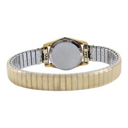 Omega ladies stainless steel and gold-plated wristwatch and a Rado Florence wristwatch