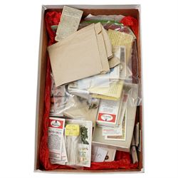 Postcard album and contents of continental topographical views, various cigarette cards loose and in albums etc