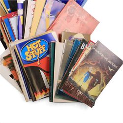 Collection of approximately 128 theatre programmes, dating from the early 20th century to present, from various plays and theatres, including Go To Jericho at The Oxford, Variety Comes Back to The London Palladium, etc,