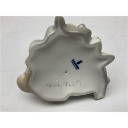 Six Lladro figures, comprising Naughty Dog no 4982, Best Friend 7620 and My Buddy no 7609, Kitty Confrontation no 1442, It Wasn't Me no 7672 and Rabbit Eating no 4772, three with original boxes, largest example H22cm