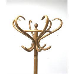 Hat and coat stand, shaped supports 