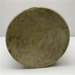 Large 2 gallon stoneware flagon, stamped 'John Soulby Wine Merchant Malton 2 Gall', together with a collection of similar stoneware jars and bottles, largest H40.5cm