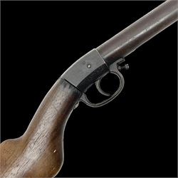 Early 20th  century Diana .177 air rifle with break-barrel action and adjustable trigger, no visible number, L108cm overall  NB: AGE RESTRICTIONS APPLY TO THE PURCHASE OF AIR WEAPONS.