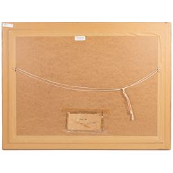 David S M* (British 20th Century): Siege of 'Tobruk - 1941', oil on board, indistinctly signed and titled verso 54cm x 76cm