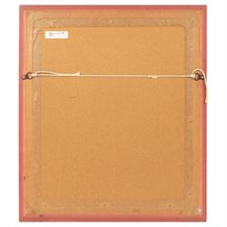 Richard Bolton (British 1950-): Chickens and Cows, watercolour signed and dated '03, 30cm x 24cm; Ray Canham (British 20th Century): 'The Forgotten Gate', gouache signed and dated '85, titled on the mount 27cm x 37cm (2)