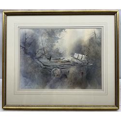 Gordon Dale (British 20th Century): Farmyard Scenes, four watercolours signed, variously titled verso max 33cm x 44cm 