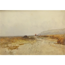  Coastal Scene, watercolour signed and dated by Frederick (Fred) Appleyard (British 1874-1963) 1946, 17cm x 25cm  