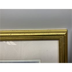 After Ken Burton (northern British 20th century); 'Scarborough Yorkshire' and 'York Minster', pair limited edition colour prints signed in pencil (2)