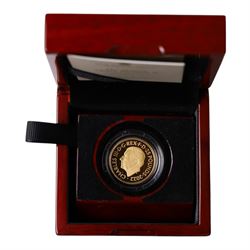 The Royal Mint United Kingdom 2022 'Her Majesty Queen Elizabeth II' quarter ounce fine gold proof twenty five pound coin, cased and boxed with certificate