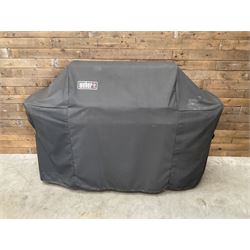 BBQ - Weber Summit stainless gas barbeque,, with cover