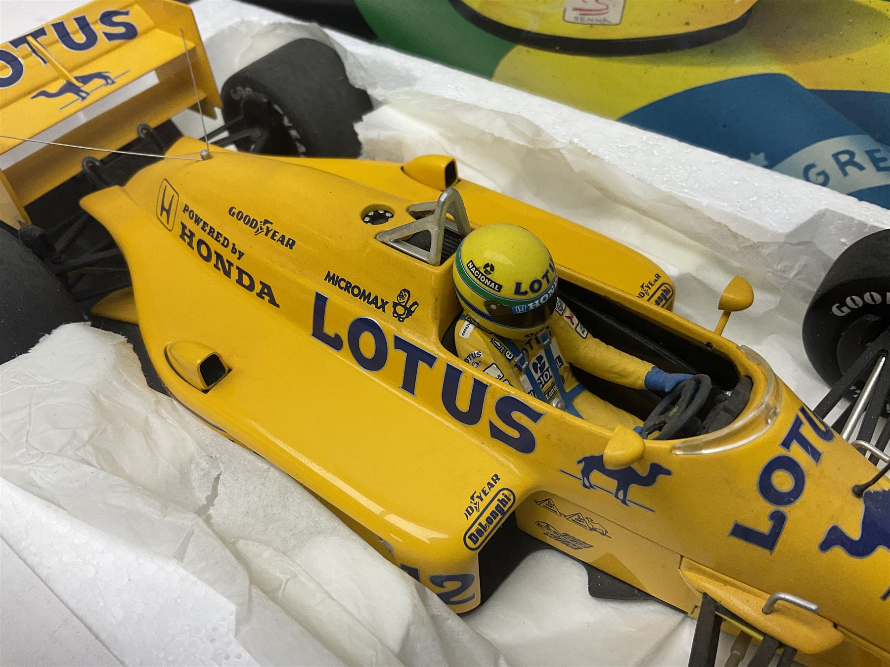 Ayrton Senna Racing Car Collection - 1987 Lotus Honda 99T; boxed