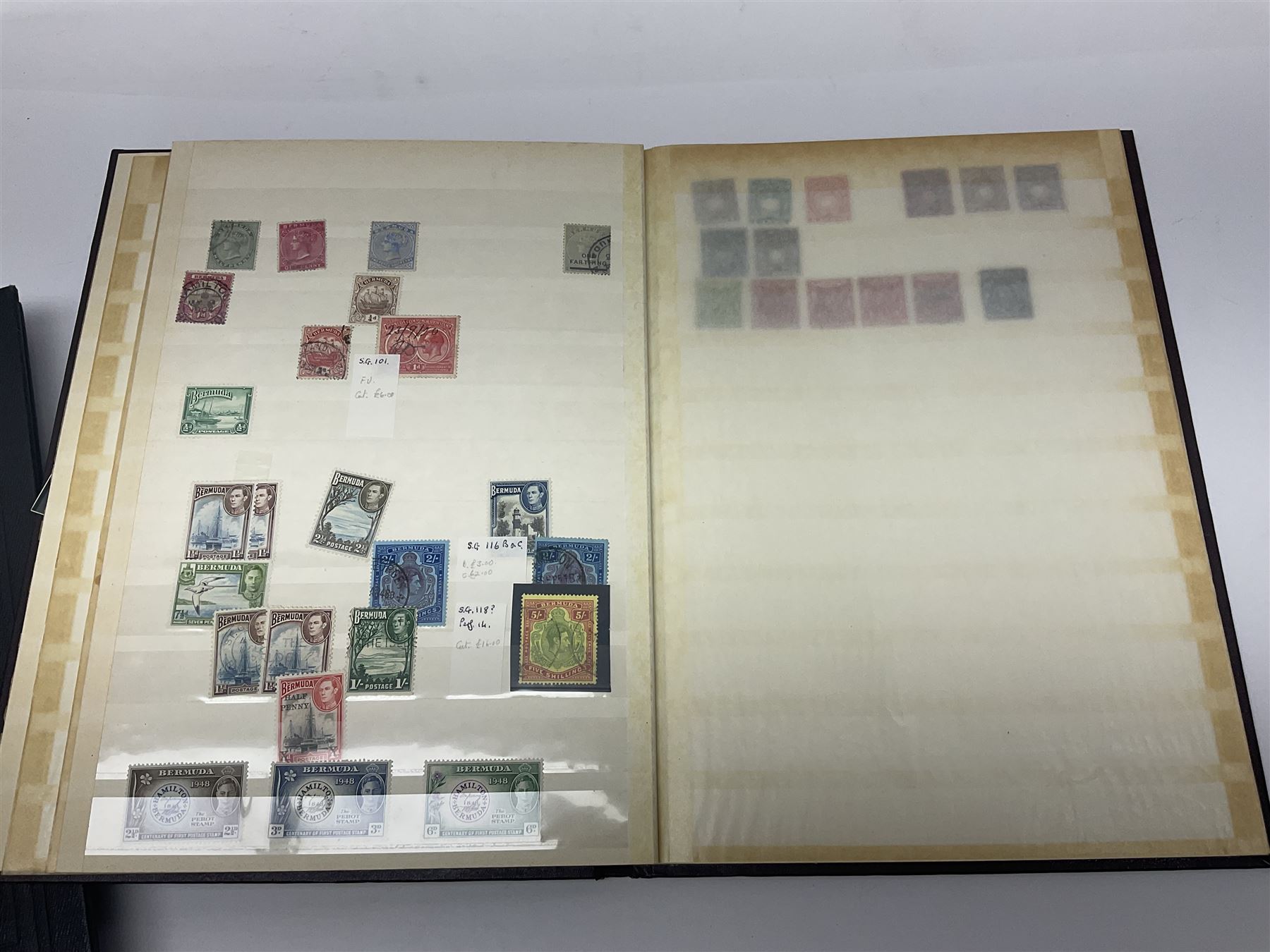 Great British, Commonwealth and World stamps, including South Africa, Malta, Falkland Islands, Gambia, Hong Kong, Grenada, Nyasaland, Somaliland, Antigua etc, housed in six albums or stockbooks