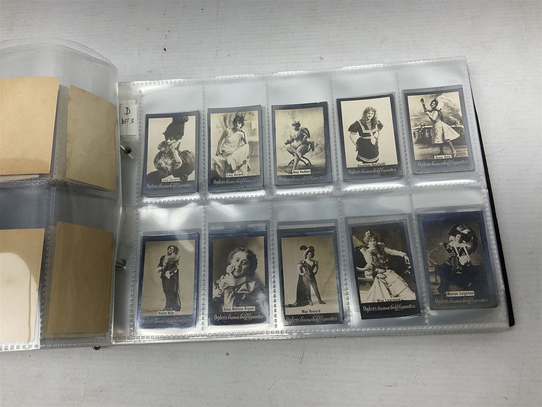 Quantity of mostly cigarette cards, housed in ring binder albums and loose, by Ardath, W.D. & H.O. Wills, John Player & Sons, The American Tobacco Co etc, including famous film stars, cinema stars, wild birds, poultry, dogs etc and various books or catalogues relating to cigarette card collecting, in one box