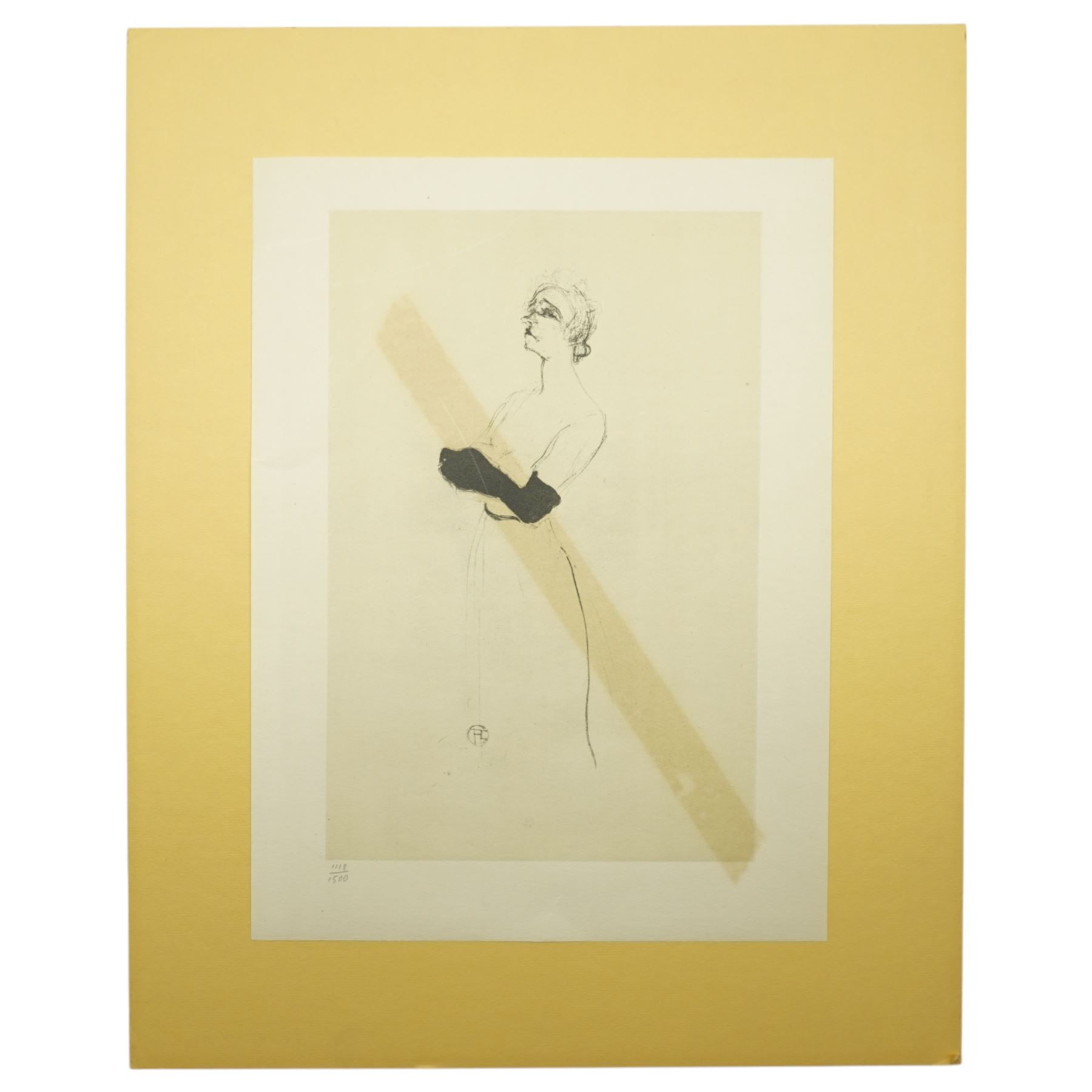 After Henri de Toulouse-Lautrec (French 1864-1901): Yvette Guilbert and Cabaret Scenes, set five lithographs one numbered 1118/1500 with printed monogram or blindstamp, together with exhibition poster Toulouse-Lautrec: Maison de la Pensée Française, Paris max 67cm x 47cm (6)
