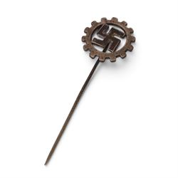 WWII German DAF, German labour force, membership stick pin H6cm
