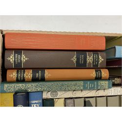 Folio Society; thirty eight volumes, to include I Capture the Castle, Nonsense Songs & Stories, Nelson and Emma, Fanny Burney's Diary, The Prisoner of Zenda etc, together with other books 