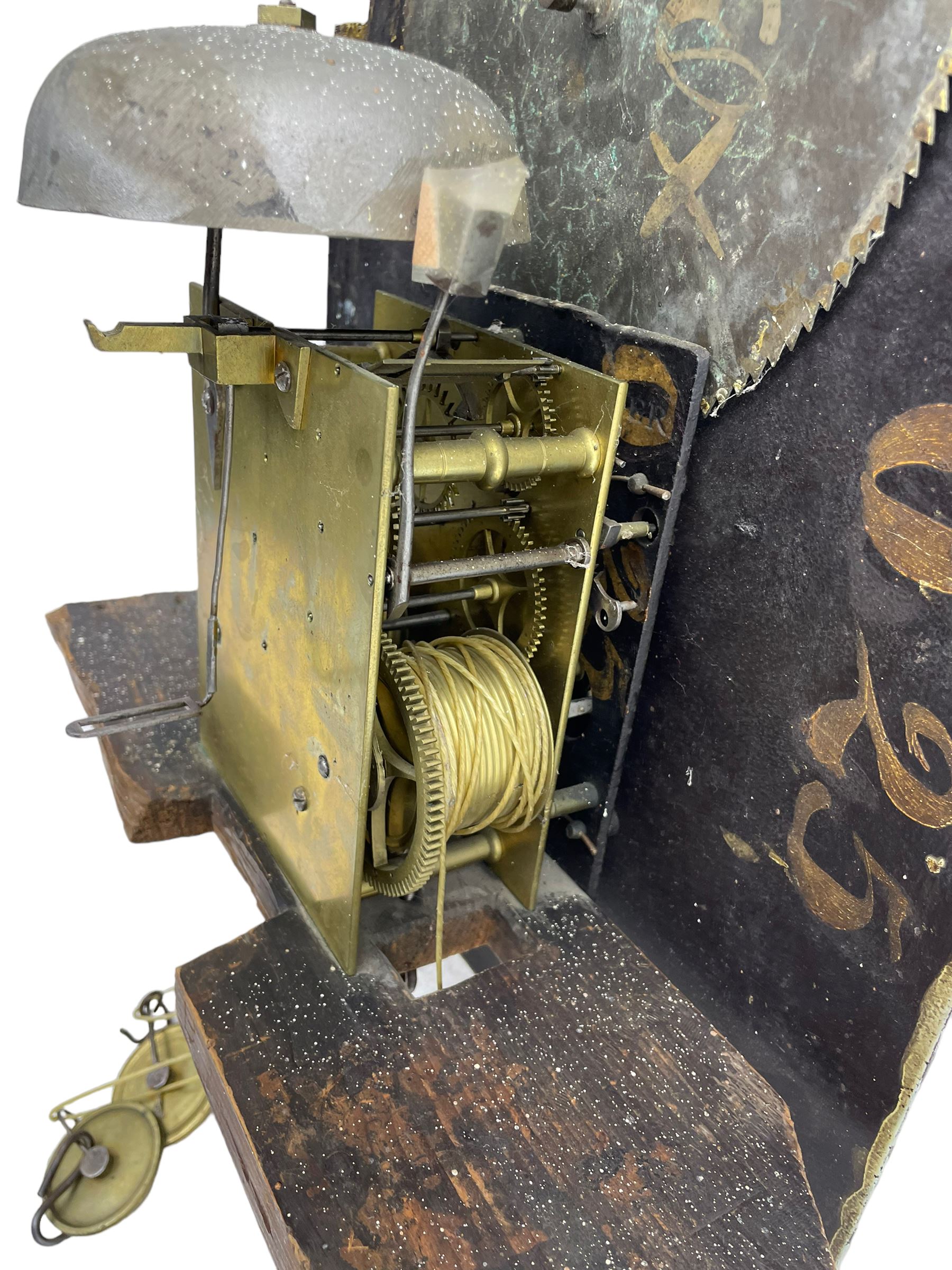 John Bancroft of Scarborough - a fine late George III 8-day mahogany longcase clock, with an elaborate pagoda pediment, brass ball and eagle finials and oval conch shell inlay, break arch hood door flanked by reeded pilasters with brass Corinthian capitals, trunk with inlaid canted corners and a break arch trunk door with 