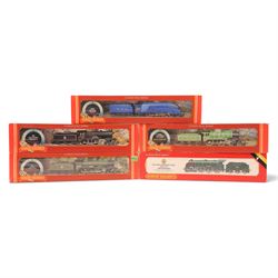 Five Hornby 00 gauge locomotives, comprising R154 SR King Arthur Cass N15 4-6-0 'Sir Dinad...