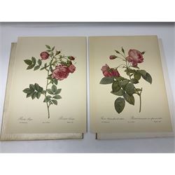 Pierre-Joseph Redoute; two copies of Roses 2, published by The Ariel Press, London 1956, containing coloured plates 