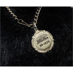 Steiff Replica 1903 Classic teddy bear, the golden mohair body with press squeaker and card tag No.000201 H21