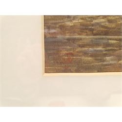 JW (British 19th/20th century): 'In The Gorge Lydford Dartmoor', watercolour signed with monogram, titled on label verso 74cm x 44cm