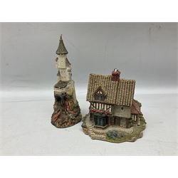 Sixteen Lilliput Lanes, to include The Golden Jubilee, Round Tower - Windsor Castle, Castle of the Golden Chalice, Travellers Rest, with box and deed,  Summer Days, Sunshine Creek, Writing with Lewis Carol, with box and deed,  etc 