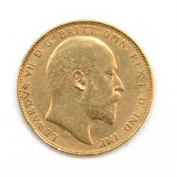 King Edward VII 1910 gold full sovereign coin
