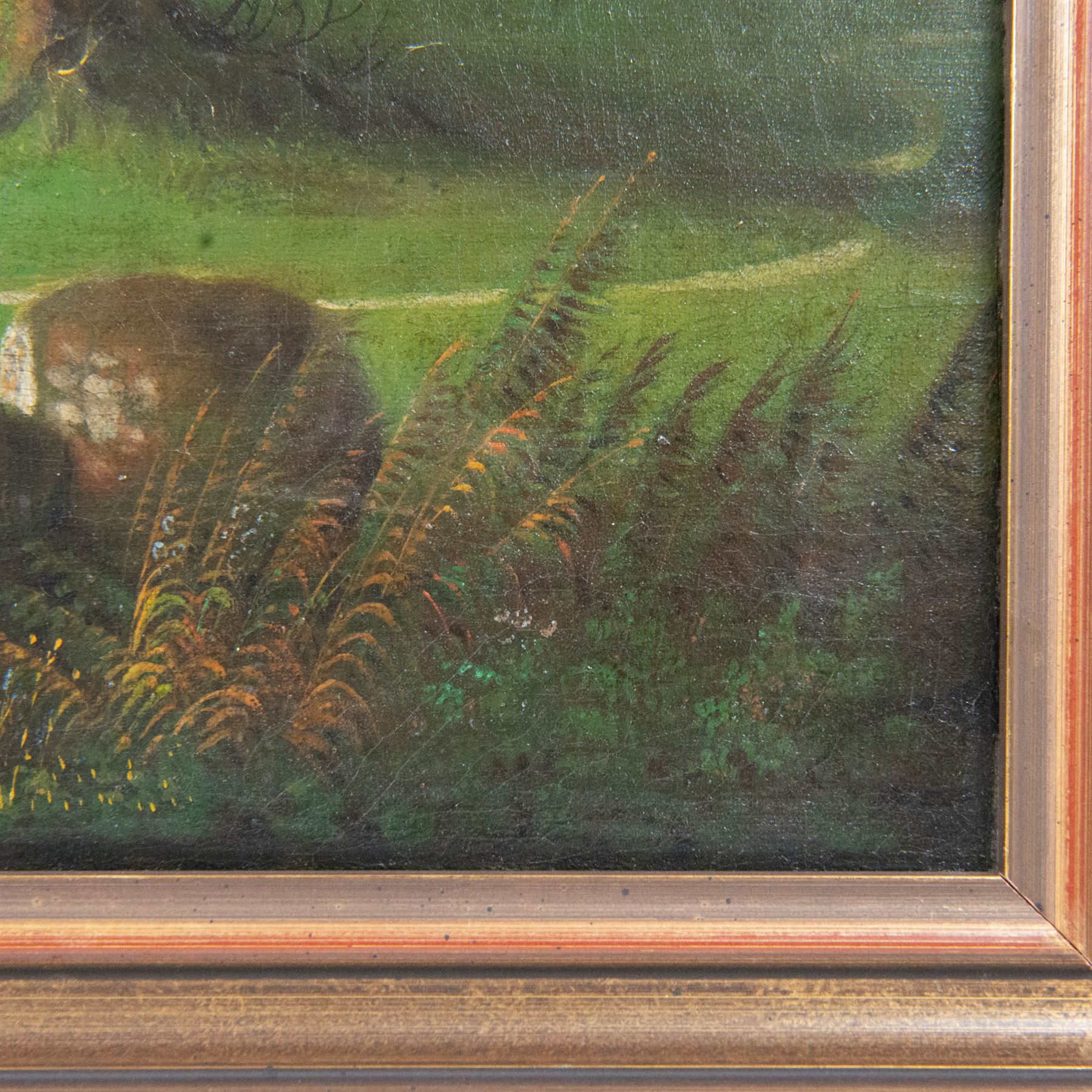 Biedermeier School (German/Austrian early 19th century): Cottage at the Edge of the Wood, oil on canvas unsigned 58cm x 83cm