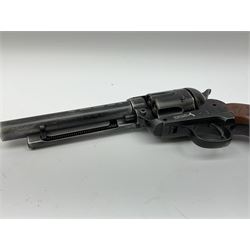 Umarex Colt SAA (single action army) .45 CO2 BB airgun in full metal, serial no.15D75870, L30.5cm, boxed with instructions
