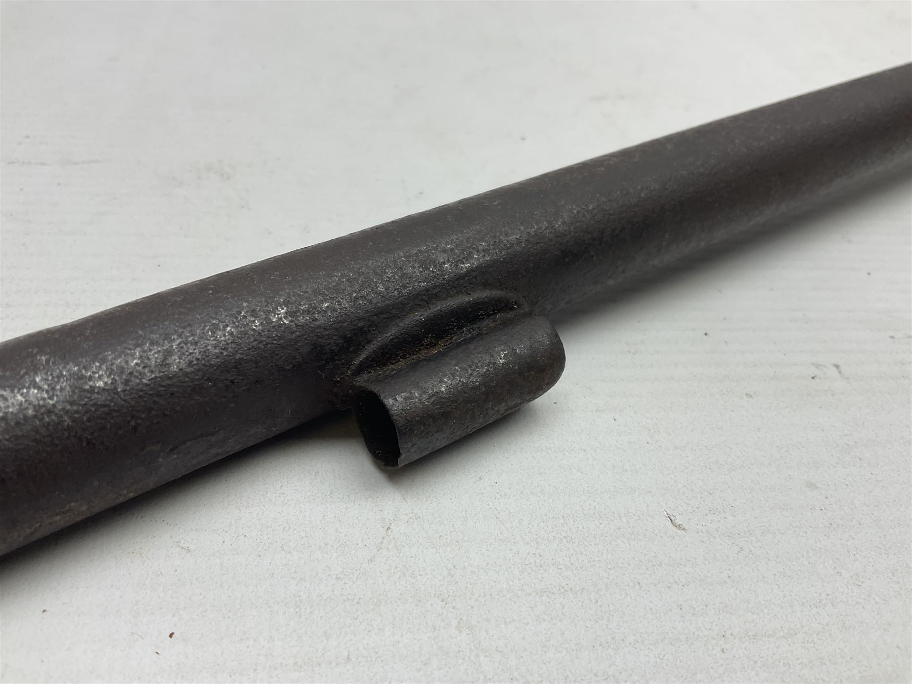 Early 19th century flintlock single barrel sporting gun by Johnston, approximately 14-bore, with 94cm(37