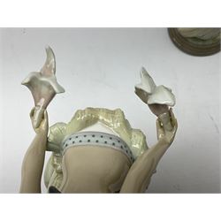 Two Lladro figures, comprising Momi no 1529 and Mahlia no 1531, both with original boxes, both year issued 1987, year retired 1989, largest example H29cm