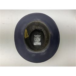 Elizabeth II Yeoman Warders (Beefeater) No.1 Undress blue uniform - comprising tunic bearing label Crown Military Uniforms H.M. Tower of London and bonnet by S. Patey (2) 