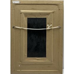 After Henry Scott Tuke (British 1858-1929): Boy on the Shoreline, oil on panel signed with initials 37cm x 20cm