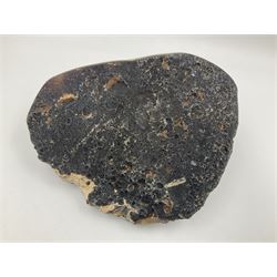 Agate geode, with quartz crystals, in earthy tones, H10cm