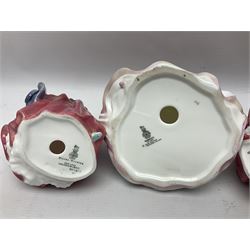 Eight Royal Doulton figures, including Ascot HN2356, Rebecca HN2805, Top o the Hill HN1833 etc