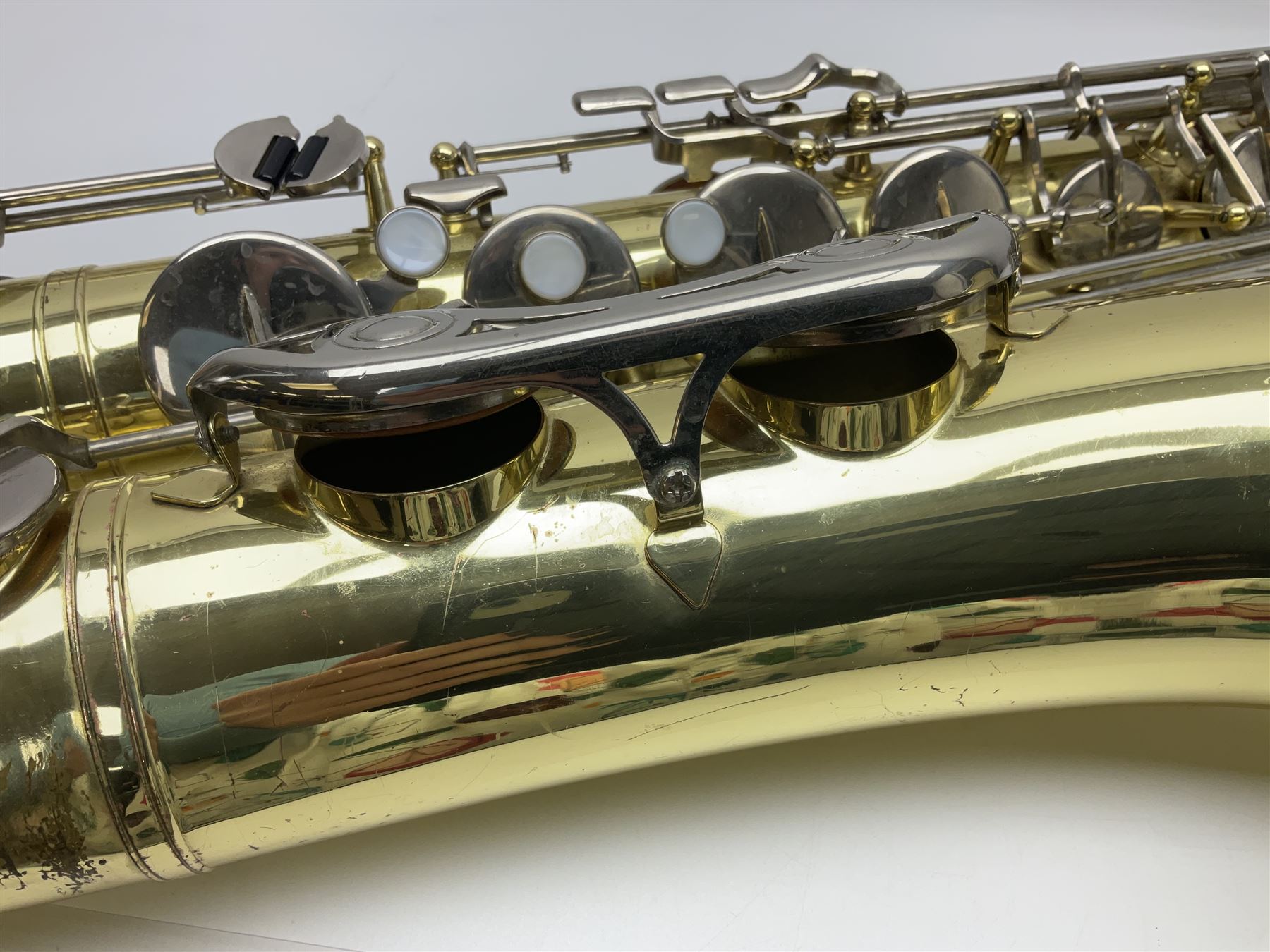 Yamaha YTS-23 tenor saxophone, serial no.021481; in fitted case with crook and accessories.