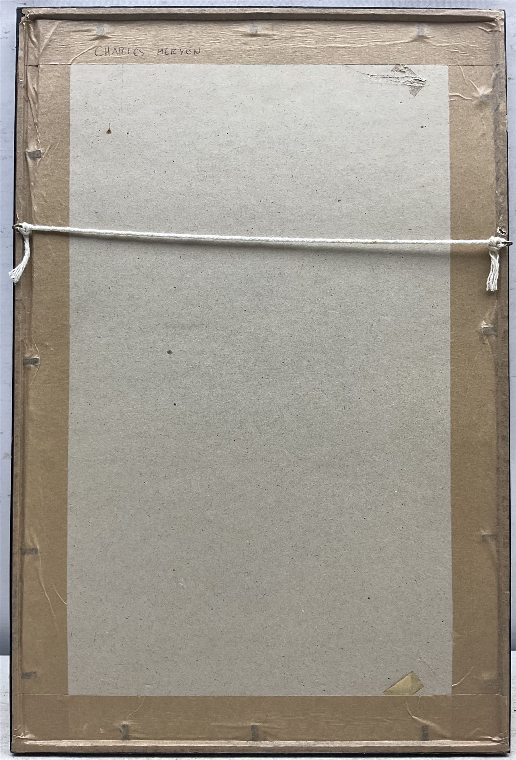 Charles Meryon (French 1821-1868): 'La Rue des Chantres - Paris' (Delteil 17; Schneiderman 85), etching pub. 1862, state iv/vi, 28.8cm x 11.9cm 