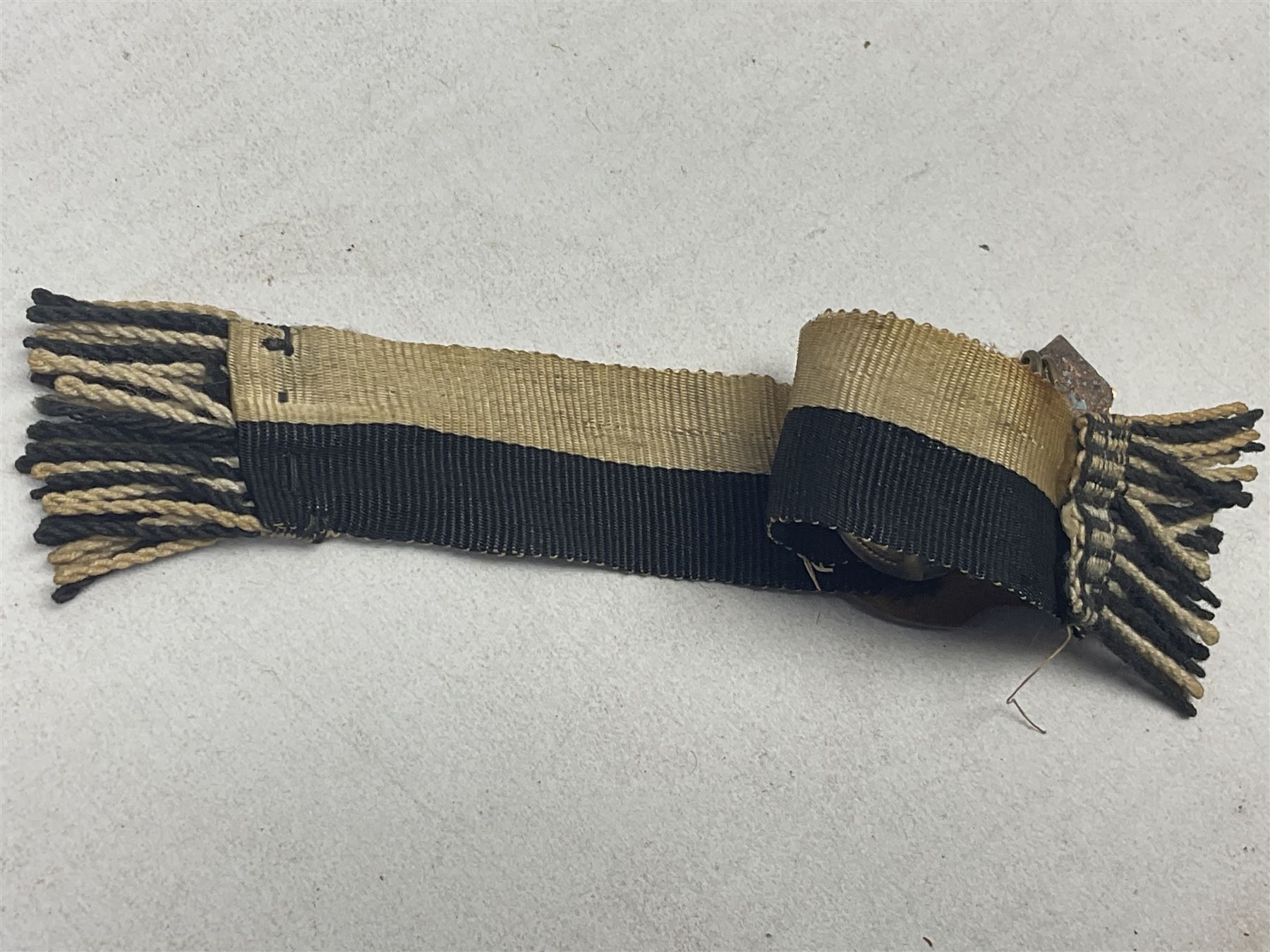 Imperial German Prussian Army Service Veterens Association badge; 'SS' type first pattern cap skull; Luftwaffe metal eagle uniform insignia; and another metal eagle cap insignia (possibly police?) (4)