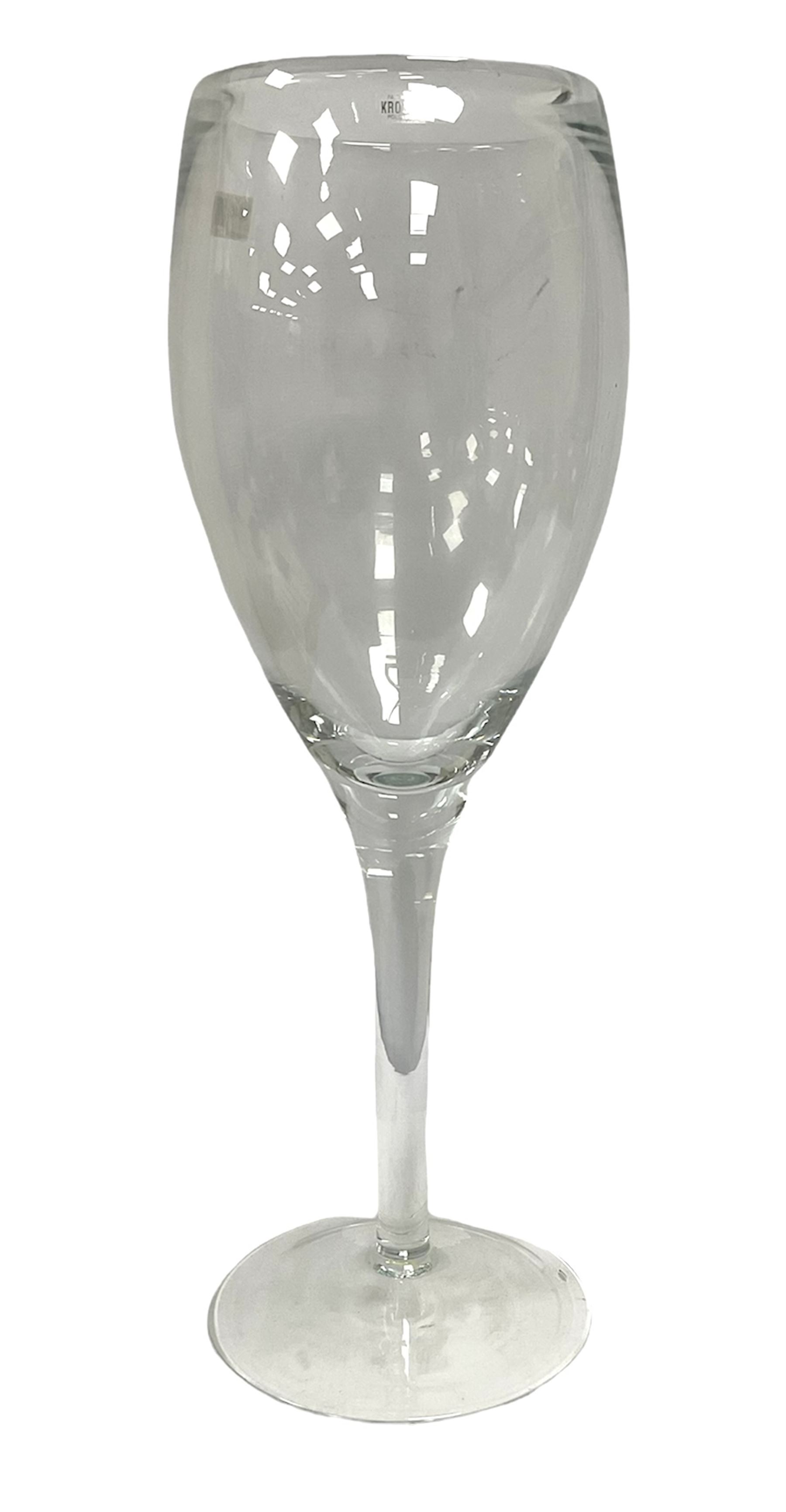 Large novelty wine glass, H60cm