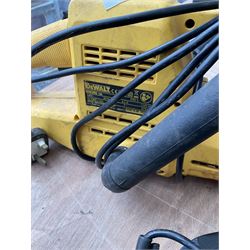 Set of four electric reciprocating saws with maintenance kit, DeWalt DW390, Black and Decker BD380 and Nutool - THIS LOT IS TO BE COLLECTED BY APPOINTMENT FROM DUGGLEBY STORAGE, GREAT HILL, EASTFIELD, SCARBOROUGH, YO11 3TX