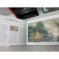 Twenty-seven books of maritime and naval interest including Archibald: The Fighting Ship in the Royal Navy; Chant: The History of the World's Warships; Groner: German Warships 1815-1945; books on seapower, destroyers, battleships, cruisers, seamanship etc