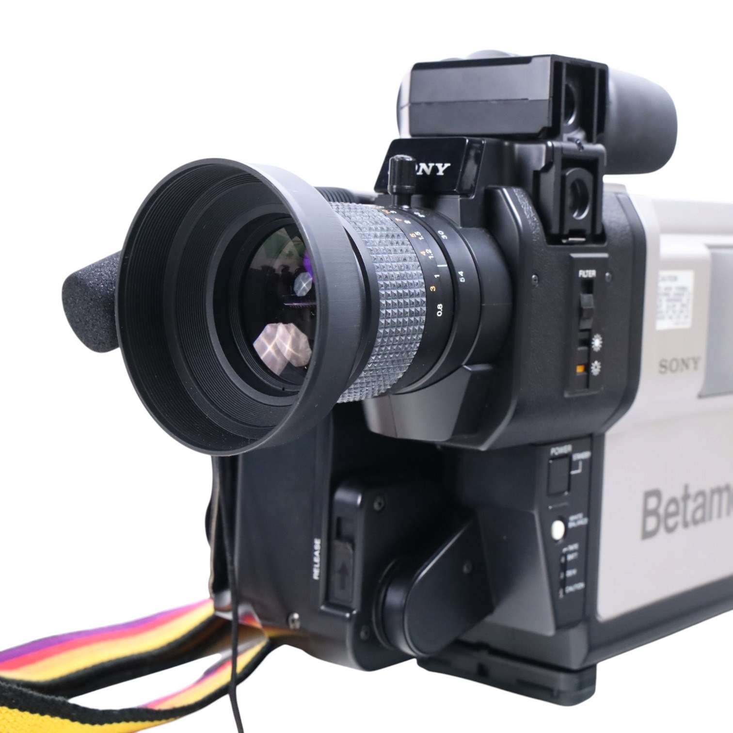 Sony BetaMovie BMC-100P camera, in carry case with instructions