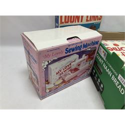 Fisher-Price Ferris Wheel no.969, Loony Links 1971 by Kohner Bros., Inc, My Lovely Sewing Machine, boxed; together with further similar collectables 