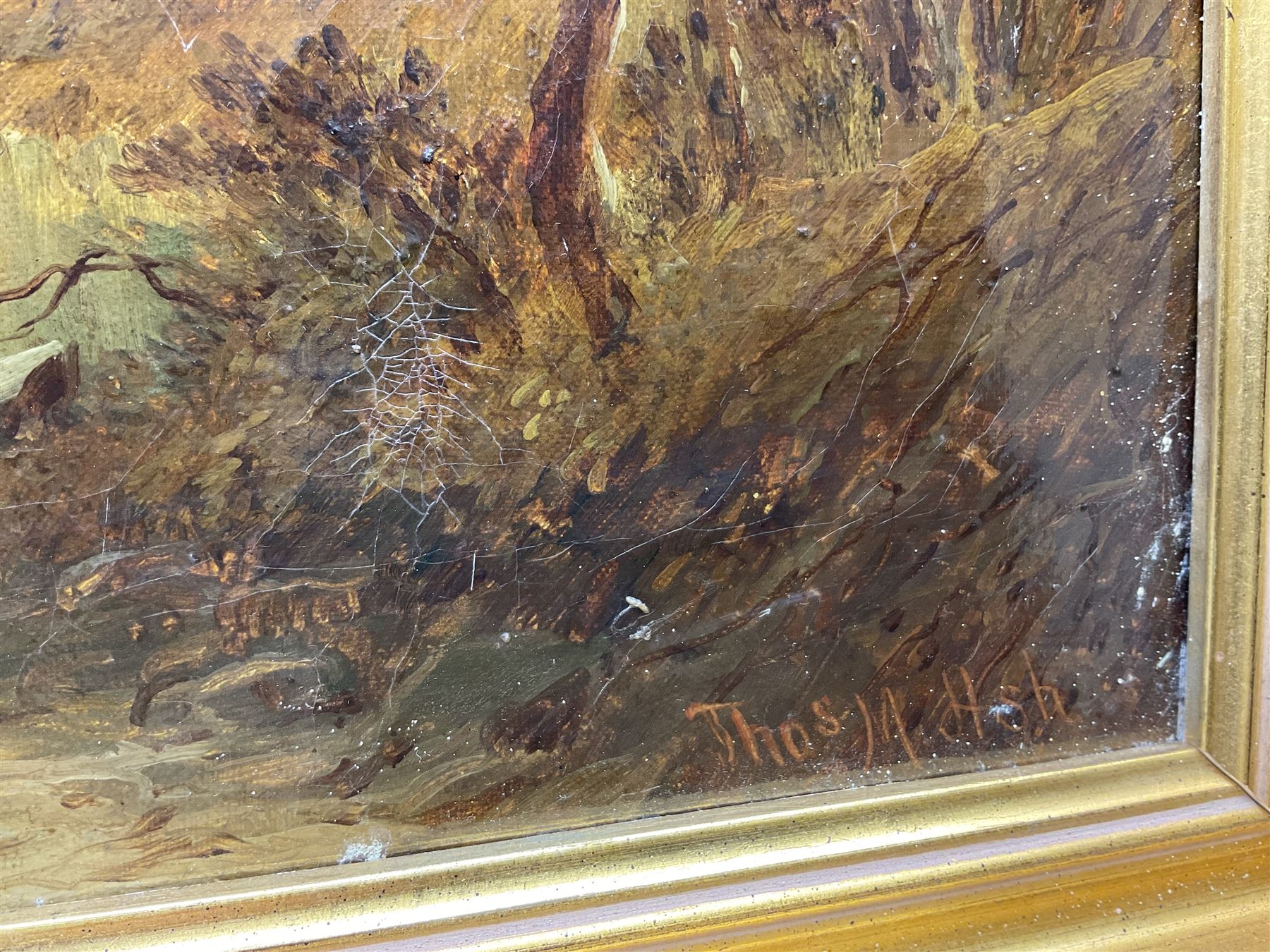 Thomas Morris Ash (British 1851-1935): 'Near Dolgellau - North West Wales', oil on canvas signed, inscribed verso 39cm x 59cm