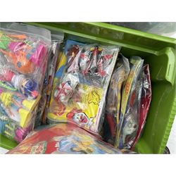 Large quantity of Mcdonalds toys in three boxes