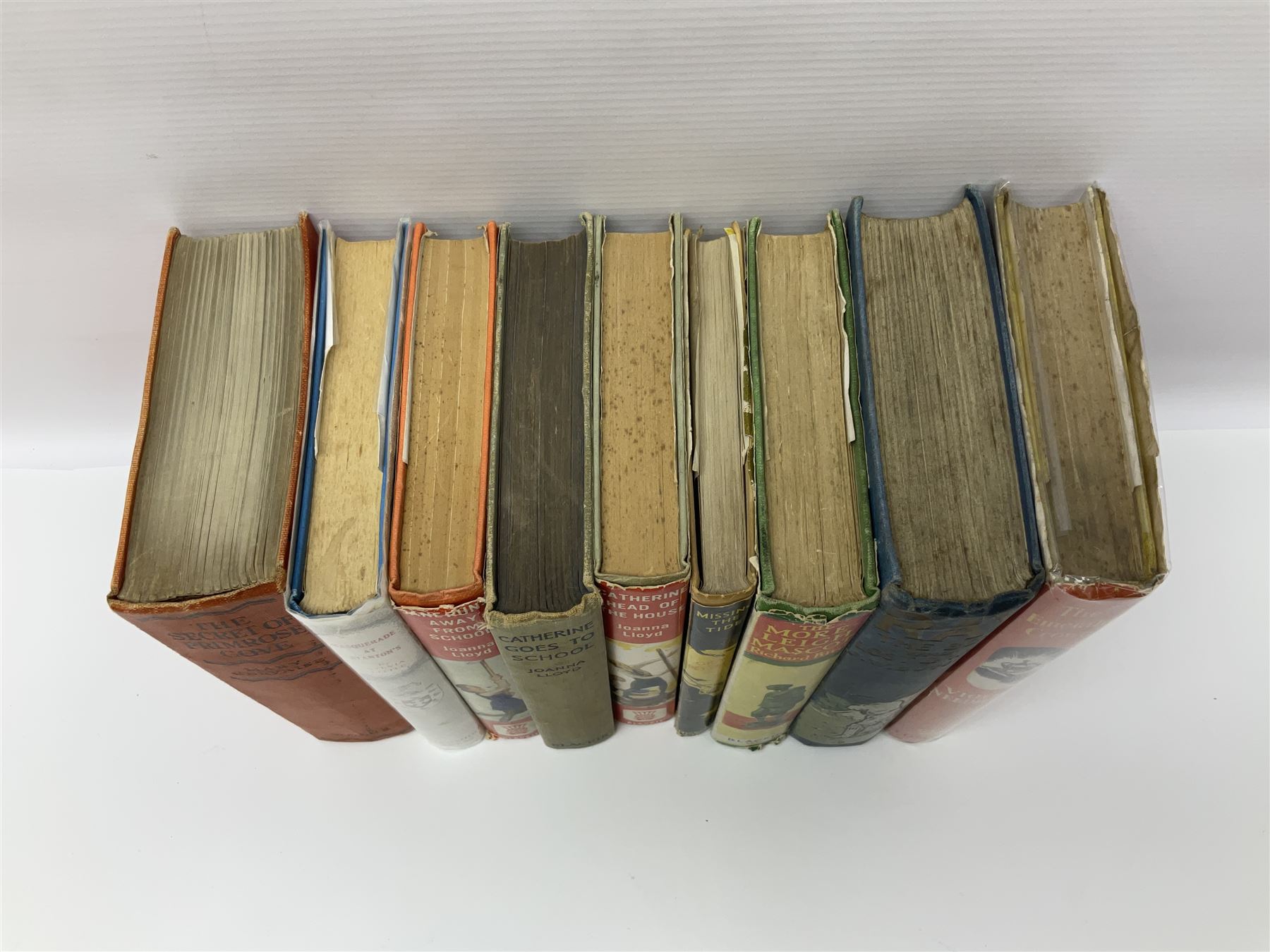 Young England An Illustrated Annual 1918; three children's books by Joanna Lloyd; Pettman Grace: Missing The Tide. 1949; and five other children's books; some with dustjackets (10)