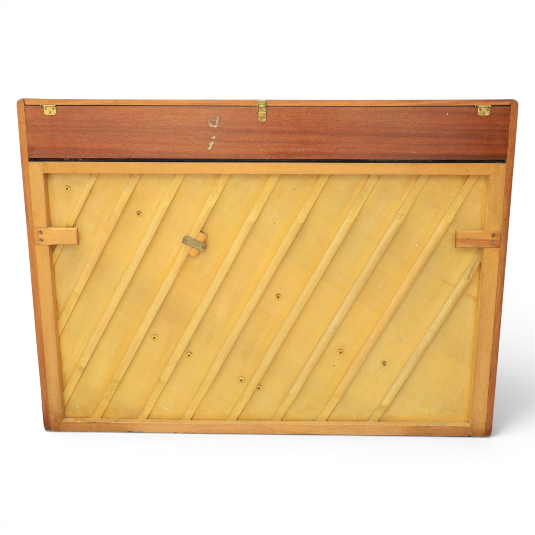 Welmar - 20th century teak upright piano