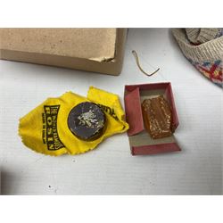 Silver and mother of pearl folding fruit knife together with a similar silver folding button hook, 19th century surgical knife in tortoiseshell cases by Krohne & Sesemann and three Hohner harmonicas, quantity of vintage child's games and toys to include cards, puzzles and misc, Rudyard Kipling, Wood's Illustrated Natural History, Twenty Poems from Rudyard Kipling First published in 1918 Methuen & Co Ltd, London, 1958 Observer cutting etc 